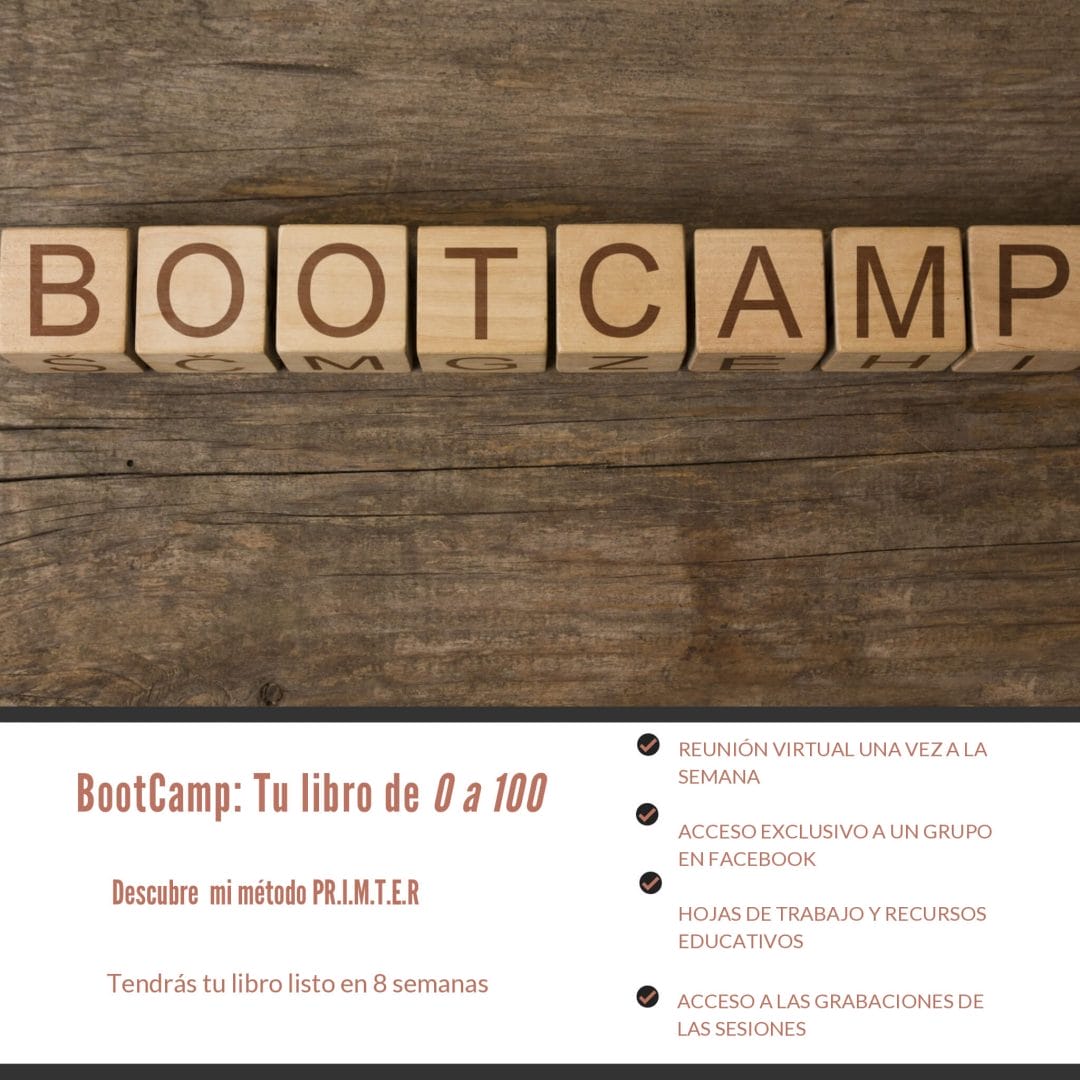 bootcamp para escribir tu borrador